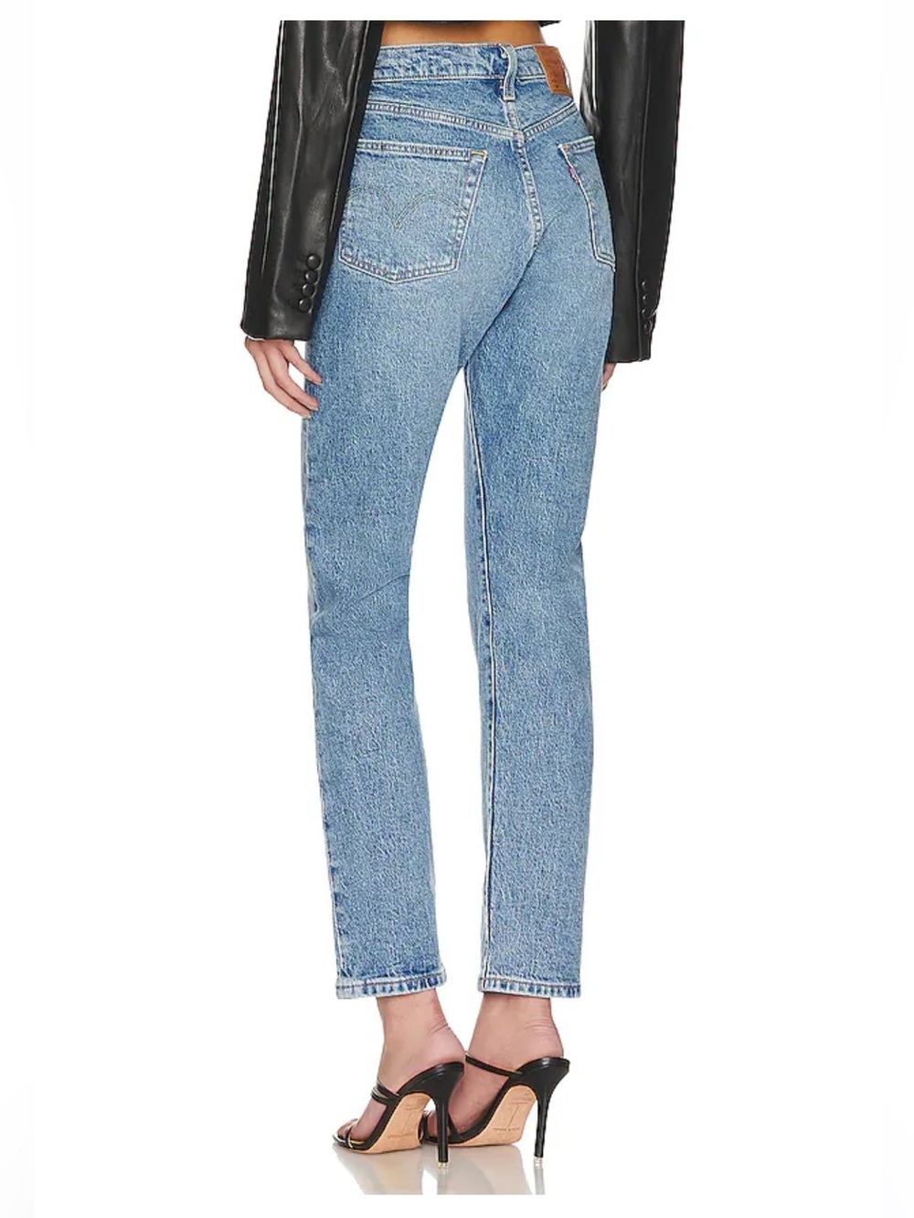 Levi's Light Blue Ribcage Straight Leg Jeans